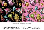 seamless summer pattern with... | Shutterstock .eps vector #1969423123