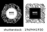 hand drawn bakery label set | Shutterstock .eps vector #1969441930