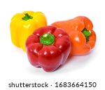 Fresh Bell Peppers  Isolated On ...