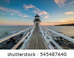 Marshall Point Lighthouse sunset 