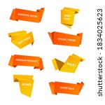 vector stickers  price tag ... | Shutterstock .eps vector #1834025623