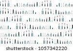 pattern of tools on white... | Shutterstock . vector #1057342220