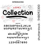 collection typeface  labels and ... | Shutterstock .eps vector #548092300