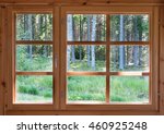 Spring Garden Window Frame View Free Stock Photo - Public Domain Pictures