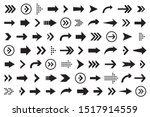 set of arrows collection in... | Shutterstock .eps vector #1517914559