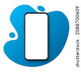 smartphone with blank screen ... | Shutterstock .eps vector #2088700609
