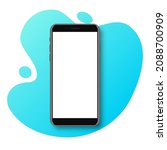 smartphone with blank screen ... | Shutterstock .eps vector #2088700909