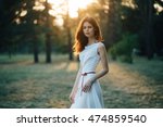  Woman In A White Dress Park