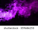 Pink With Purple Color Of Smoke ...