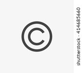 Copyright Symbol Isolated On...