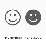 smile icon in trendy flat style ... | Shutterstock .eps vector #429366070