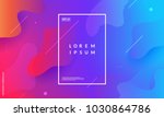 colorful geometric background.... | Shutterstock .eps vector #1030864786