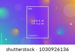 colorful geometric background.... | Shutterstock .eps vector #1030926136