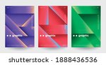 minimalist posters set with... | Shutterstock .eps vector #1888436536