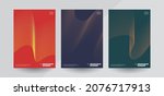 geometric covers design. annual ... | Shutterstock .eps vector #2076717913
