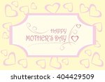 greeting card happy mother's... | Shutterstock .eps vector #404429509