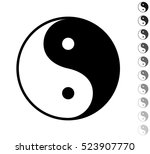 Yin Yang Symbol   Black Vector...