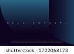 minimalist deep blue premium... | Shutterstock .eps vector #1722068173