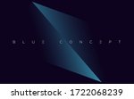 minimalist deep blue premium... | Shutterstock .eps vector #1722068239
