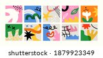 set of colorful abstract art... | Shutterstock .eps vector #1879923349