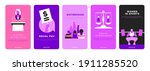 feminist vertical banner... | Shutterstock .eps vector #1911285520