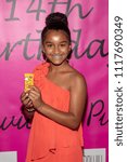 Small photo of Lainey Romero attends Jillian Estell's Red Carpet Birthday Party With A Purpose - Benefitting The Celiac Disease Foundation at Higher Vision Church, Los Angeles, CA on June 15th, 2018
