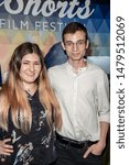 Small photo of Katia Najera, Omer Ben-Shachar attend 15th Annual HollyShorts Film Festival Day 3 at TCL Chinese 6 Theatres, Hollywood, CA on August 14 2019
