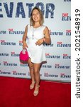 Small photo of Roxanna Garza attends Movie Premiere "Elevator" at TCL Chinese Theatre, Hollywood, CA on August 7, 2021