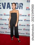 Small photo of Maria Breese attends Movie Premiere "Elevator" at TCL Chinese Theatre, Hollywood, CA on August 7, 2021