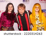 Small photo of Lillian Carrier, Alex Plank, Chloe Estelle attend 1st Annual All Ghouls Gala Fundraiser for Autism Care Today at private residence, Woodland Hills, CA, October 29th 2022