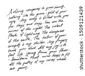 handwritten abstract text... | Shutterstock .eps vector #1509121439