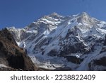 Small photo of Annapurn I 8091m Peak, one of the Eight Thousander Pean in world.