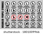 full set of vector iso icons... | Shutterstock .eps vector #1801009966