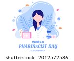 world pharmacists day which is... | Shutterstock .eps vector #2012572586