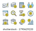 loan and fees related vector... | Shutterstock .eps vector #1790629220