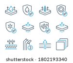 fabric feature related vector... | Shutterstock .eps vector #1802193340