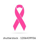 breast cancer awareness.pink... | Shutterstock .eps vector #1206439936