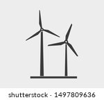 Wind Turbine Vector Icon.wind...