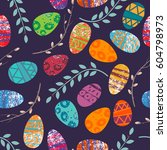 Easter Pattern. Seamless...