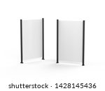 white blank empty high... | Shutterstock . vector #1428145436