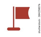 flag  icon  vector illustration.... | Shutterstock .eps vector #384258076