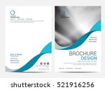 brochure layout template  cover ... | Shutterstock .eps vector #521916256