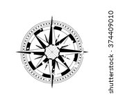 compass navigation dial  ... | Shutterstock .eps vector #374409010