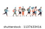 group character elementary... | Shutterstock .eps vector #1137633416