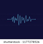 heart beat pulse line graphic... | Shutterstock .eps vector #1177278526