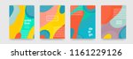 abstract fun color pattern... | Shutterstock .eps vector #1161229126