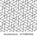 abstract geometric pattern... | Shutterstock .eps vector #671080966