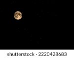 Small photo of Full Moon, Ursa Major and Ursa Minor.
