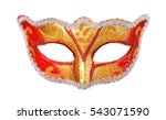 Front View Of Carnival Mask...