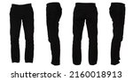 Black Casual Pants Cutouts In 4 ...